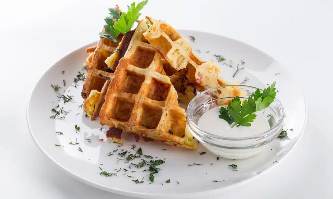 Wafle z mleka w proszku